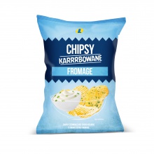 Chipsy karbowane fromage 