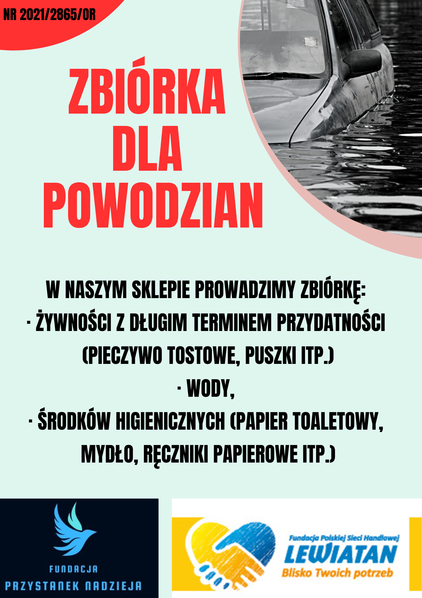 Zbiórka dla Powodzian Plakat.png