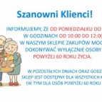 Godziny dla seniorów