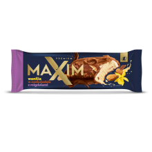 Lody Maxim Premium wanilia w czekoladzie z migdałami