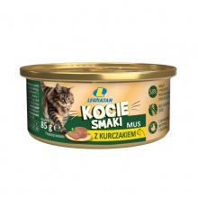 Karma dla kotów Kocie Smaki mus z&nbsp;kurczakiem 