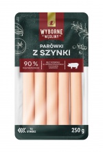 Parówki z szynki 90% Wyborne wędliny