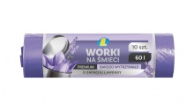 Worki na śmieci o zapachu lawendy 60 l