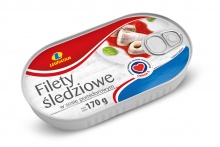 Filety śledziowe w sosie pomidorowym
