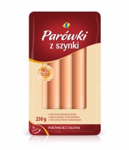 Parówki z szynki 90%