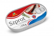 Szprot w sosie pomidorowym